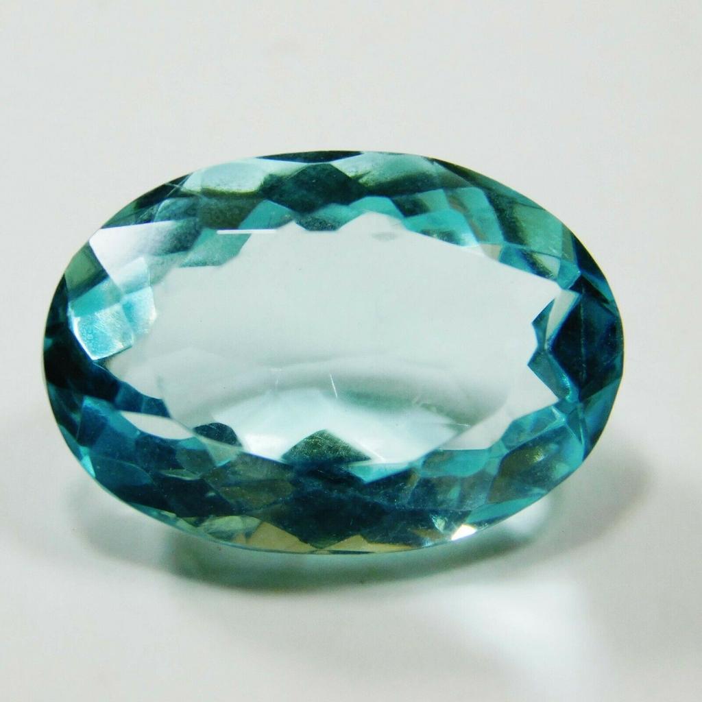 Blue Aquamarine Loose Gemstone Oval Shape 8.10 Ct for Jewelry Making and Gem Collections