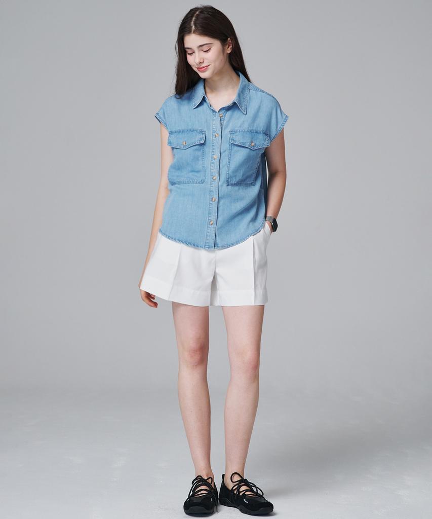 MALOUPE 4209 Tencel Shirt (Blue)