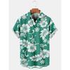 Men's Hawaiian Shirts Flower Graphic Aloha Floral Turndown 3D Print Street Daily Short Sleeve Button Clothing Beach