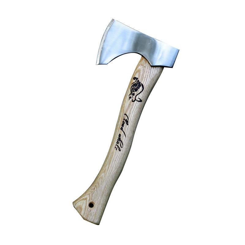 NEW Hand-forged Outdoor Portable Camping T actics Hand-axe Chopping Firewood Woodworking Mountain Axe Cutting
