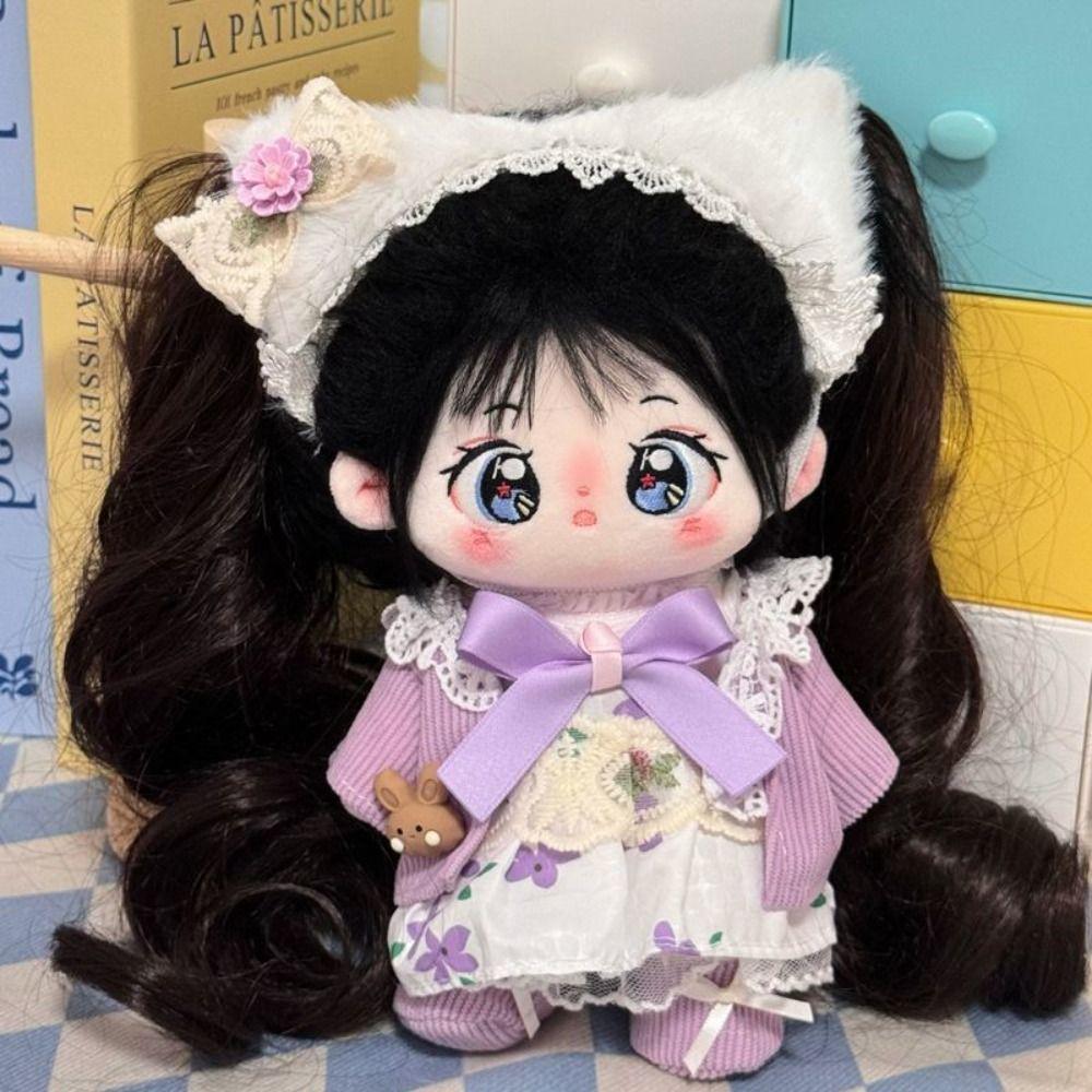 

Lovely 20CM Cotton Doll Clothes Dress up DIY Doll Accessories Cute Sweater Shorts Suit Kids Toys Set 2