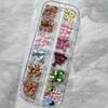 6/12Grids Kawaii Hawai Bow Resin Nail Diy Accessories Cute Nail Decorations Art 3D Diy Crafts Accesories Charms Accessories