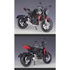WELLY 1/12 2021 Triumph Trident 660 Alloy Racing Motorcycle Model Diecast Metal Street Motorcycle Model Simulation Kids Toy Gift