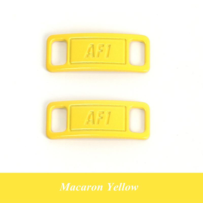 2pcs/pair Metal Shoelace Buckle for AF1 Sneakers DIY Lace Lock Accessories Shoelaces Buckle Kit for Customizable Sneaker Laces