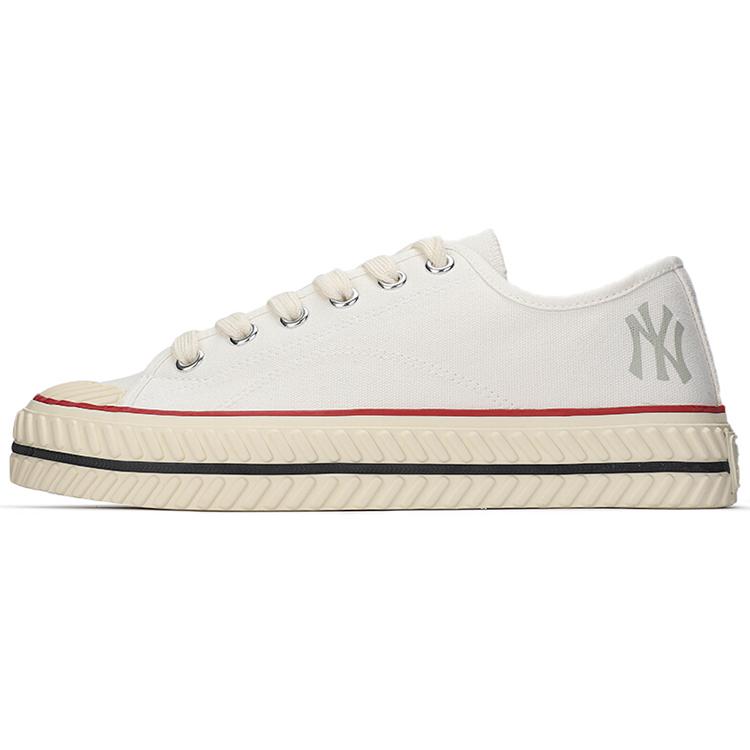 

New MLB Playball Anti Slip Wear Resistant Low Top Canvas Shoes Unisex White 3ACVVA11N-50WHS 44