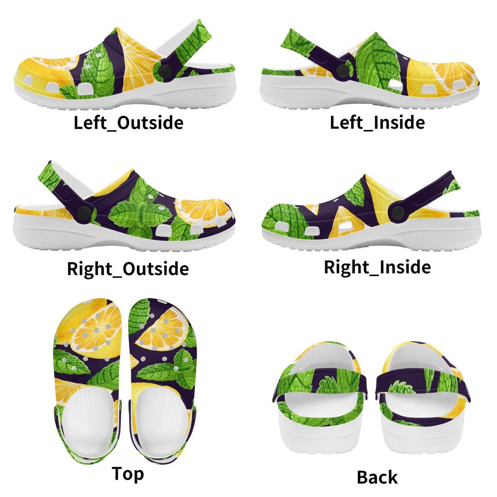 Cartoon Printed EVA Clogs Men Women Comfortable Breathable Slip On Summer Sandals Casual Shoes Soft Footwear Leisure Wear