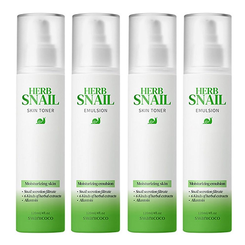 

Swanicoco Herb Snail Skin Toner + Emulsion Set, 2 Sets