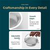 1/2/3-Piece Stainless Steel Sink Strainer With Handle Rust-Resistant Strainer Basket Universal Fit 4.4" Diameter Drain Strainer