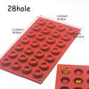 Silicone Donut Cupcake Mold Muffin Chocolate Mold Cake Candy Cookie Baking Mould Pan Decoration Tools Kitchen Baking Accessories