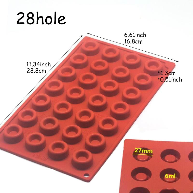 Silicone Donut Cupcake Mold Muffin Chocolate Mold Cake Candy Cookie Baking Mould Pan Decoration Tools Kitchen Baking Accessories