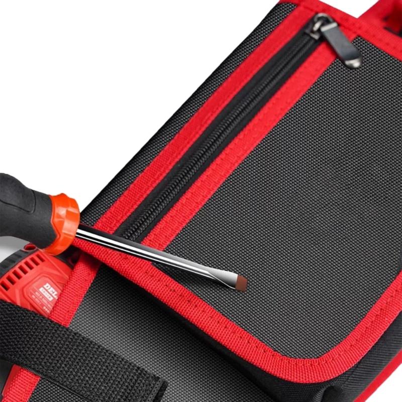Electrician Tool Pouches Tool Belt Pouches Multiple Pockets Tool Organizers Attachment Pouches for Technician Maintenance