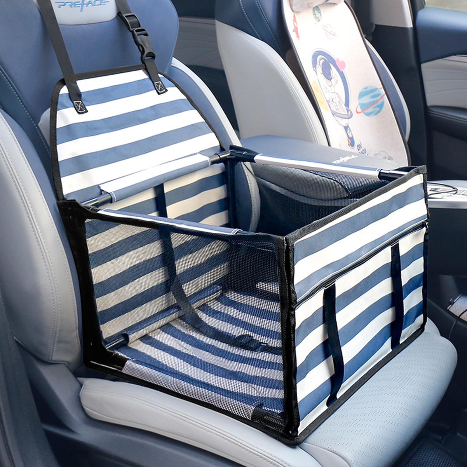 

Dog Car Cushion Pet Safety Seat Dirty Pet Car Kennel Pet Mesh Hanging Bag One Size