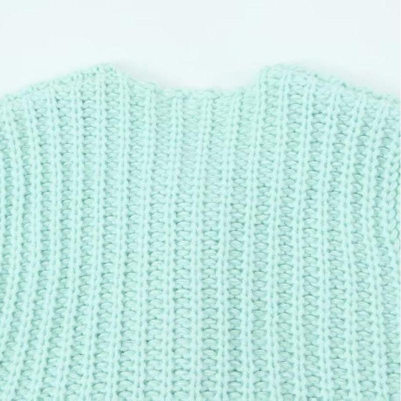 Kaslead New Arrival Women's Clothing Fashion Style Fashion Minimalist Sleeveless Short Knitted Vest