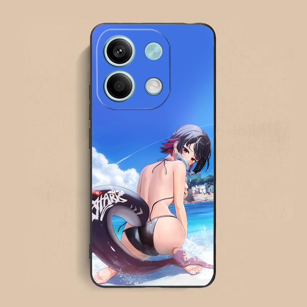 Zenless Zone Zero Ellen Joe Phone Case for Xiaomi Redmi 14 13 12 C A5 3 2 1 Plus 4G 5G Colour Protective Cover Cellphones Luxury