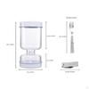 Pickle Flip Jar, Jar with Fork Household Container Olive Hourglass Airtight Kimchi