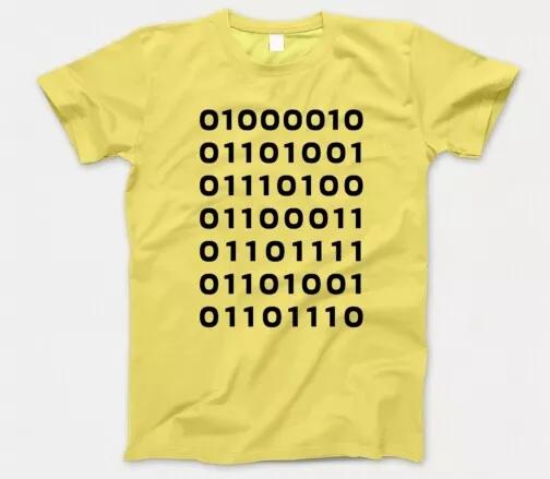 Binary Bitcoin T Shirt 621 Crypto One Zero Code Satoshi BTC HODL Silicon Valley