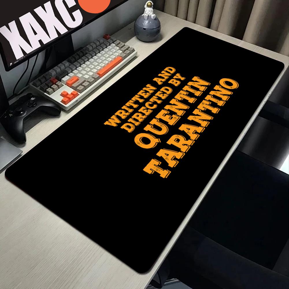 Written and Directed by Quentin Tarantino Gaming Office Desk Pads Large For Computer Nonslip Lockedge Mouse Pad
