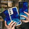 Phone Case: 2D Flat Samsung Galaxy A34 A35 M05 M06 S20 S22 S21 FE Plus 5G Tiered Protective Case, Snowy Village At Night, Christmas and Halloween Gift