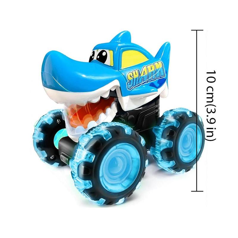Monster Truck Toy Motion Activated Light-Up Cars Press & Go Cars for Boys Girls Birthday Christmas Gifts