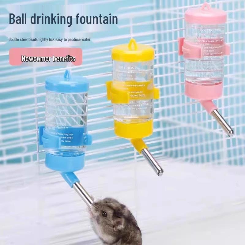 

Эксклюзив для новичков: Непротекающая поилка для хомяка с шариковым дозатором 60ml Roller Ball Water Bottle (Set of 3)