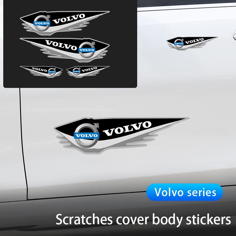 4Pcs Car Body Scratch Cover Decorative Sticker For Volvo XC60 V40 XC40 V60 V50 S60 S40 XC90 S80 S90 V90 V70 T6 S70 Rdesign AWD