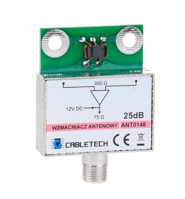 25dB Geschirmter Antennenverstärker zur Optimierung des TV-Empfangs
