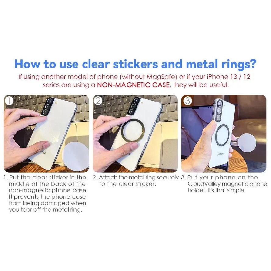 2026 Magnetic Foldable Laptop Side Phone Holder Ultra Slim Monitor Edge Phone Mount for iPhone 12-17 Series All Mobile Phones2