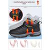 Outdoor Men's Cotton Shoes, Winter High Top Snow Shoes, Hiking Shoes, Waterproof and Plush Snow Boots