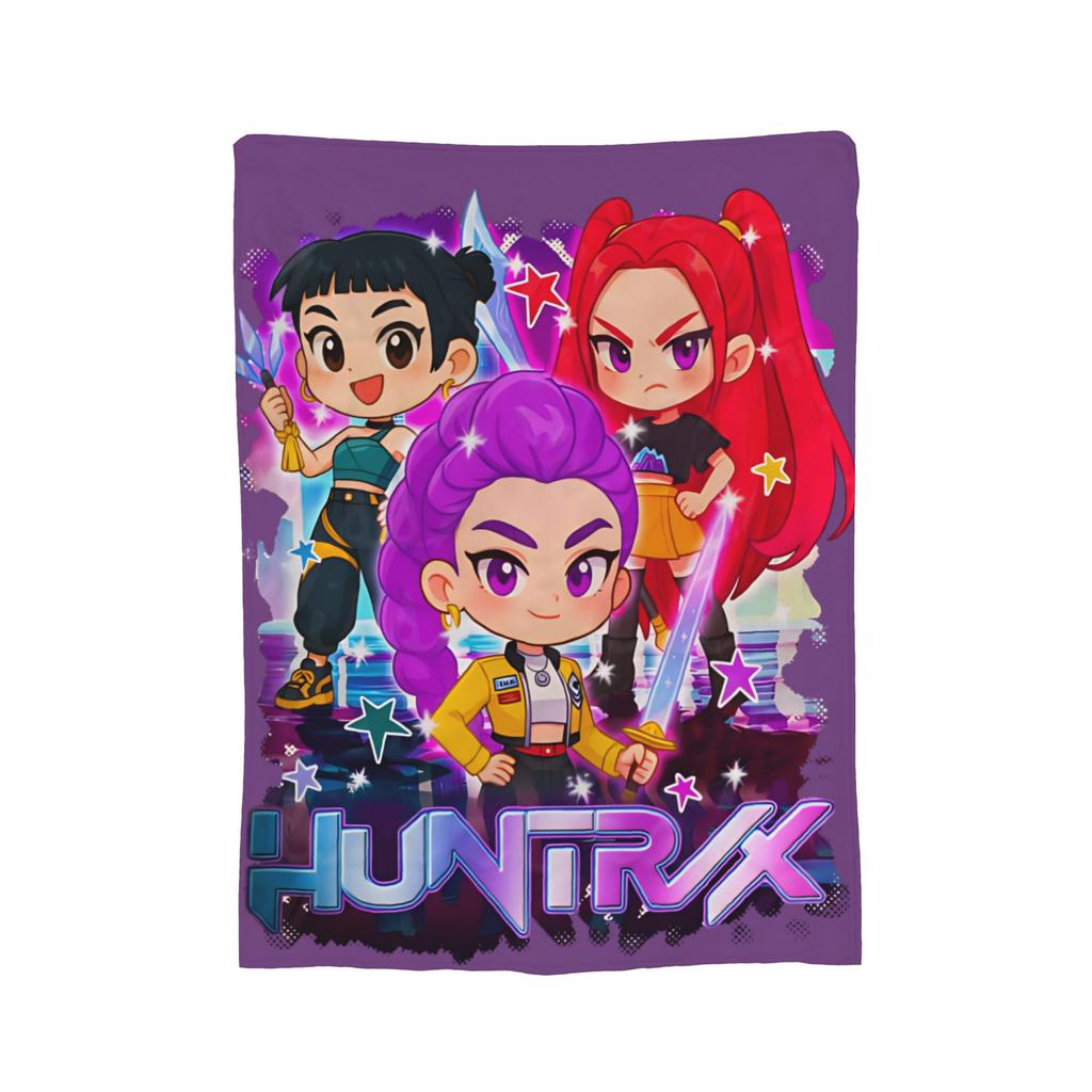 Jinu K-Kpop D-Demon H-Hunters Blanket Cover  Flannel Throw Blankets Summer Air Conditioning Portable Soft Warm Bedsprea,