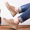 Men Soft Leather Outdoor Sneakers Fashion Casual Shoes Male Anti-slip Wearable Walking  Shoes High Quality Men Work Oxford Shoes