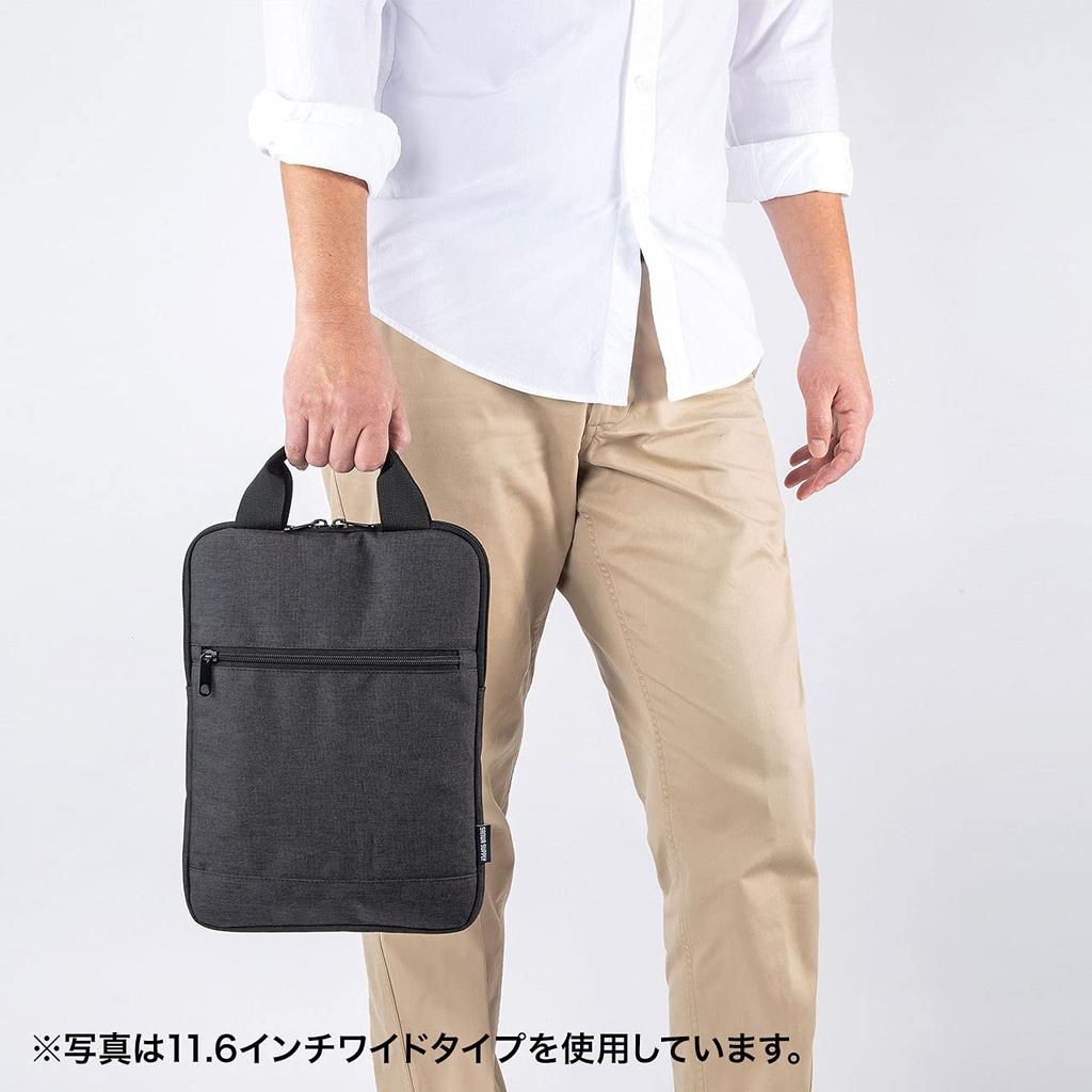 Sanwa Supply PC Inner Case with Compatible with (Vertical) Handle, 13.3-inch Computers, Gray, IN-SCL13GY