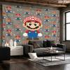 Super Mario Wall Tapestry Aesthetic Wall Hanging Printed Fabric Blanket Decorative Tapestries For Bedroom Living Room Home Decor