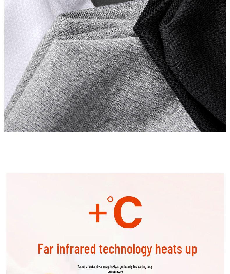 Men's Luxurious Warm Knit Half Turtleneck Slim-Fit Sweater