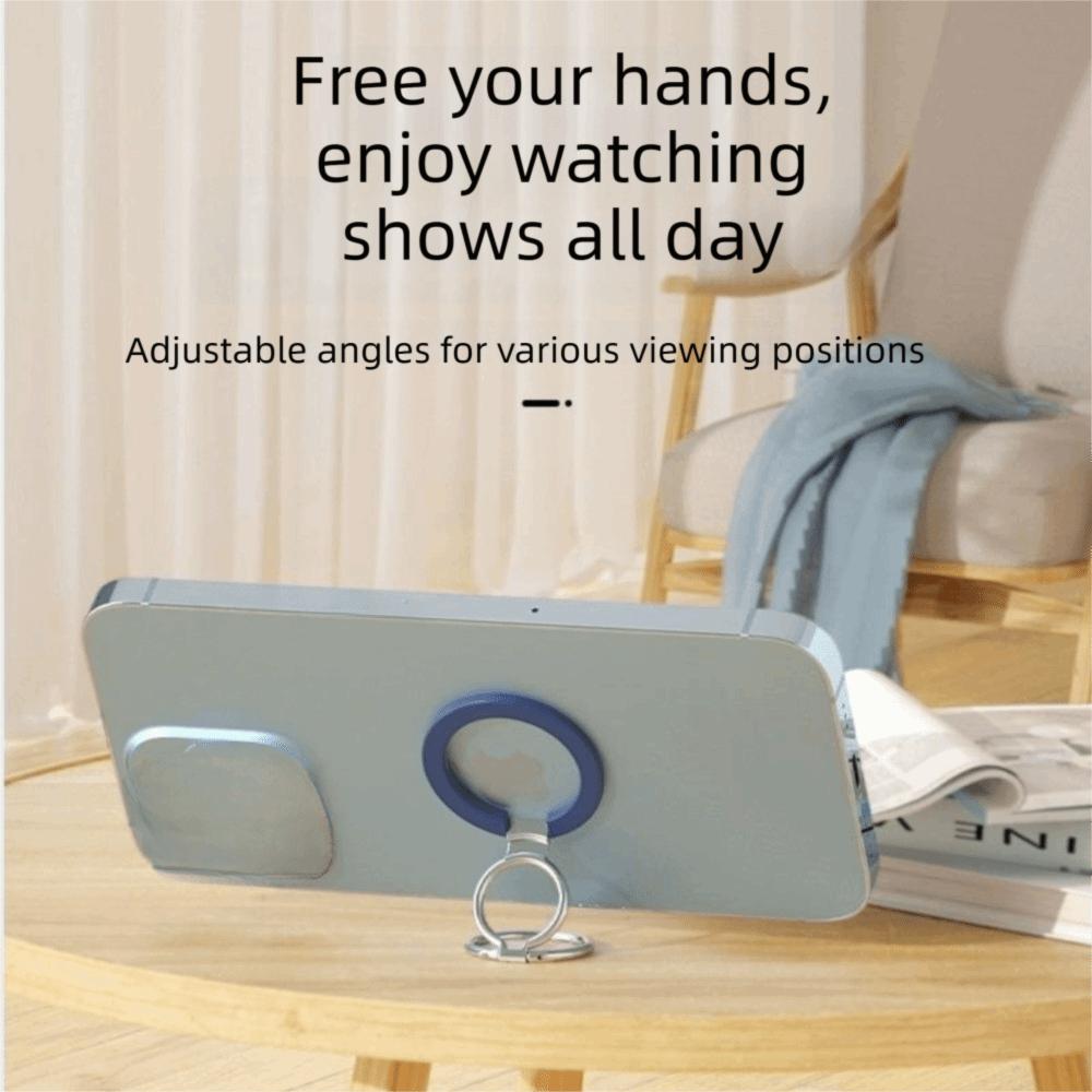 Ultra Thin Magnetic Finger Ring Holder Strong Suction Phone Ring Holder Phone Grip Stand Home Use