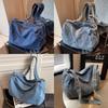 Stylish Large Capacity Denim Bag For Women With Soft Feel And Casual Vibe For Summer Use