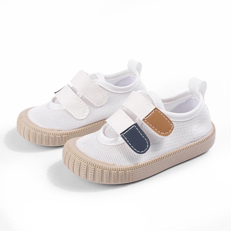 

Breathable Boys Shoes, Casual and Versatile, Soft-soled Girls Sneakers 22 белый