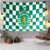 Sportlicher Fußballwappen Wandteppich, Einzigartiger Design Wandteppich, Wanddekoration für Schlafzimmer, Wohnzimmer, Spielzimmer, Herzliche Fan-Feiertagsgeschenke