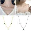 Vintage Emerald Necklace Elegant Collarbone Chain Suitable for Fashion Women Seeking Elegances and All Day Comfort
