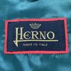 HERNO Brown x Green 100% Wool Soutien Collar Coat coat 52 Brown/GreenUsed