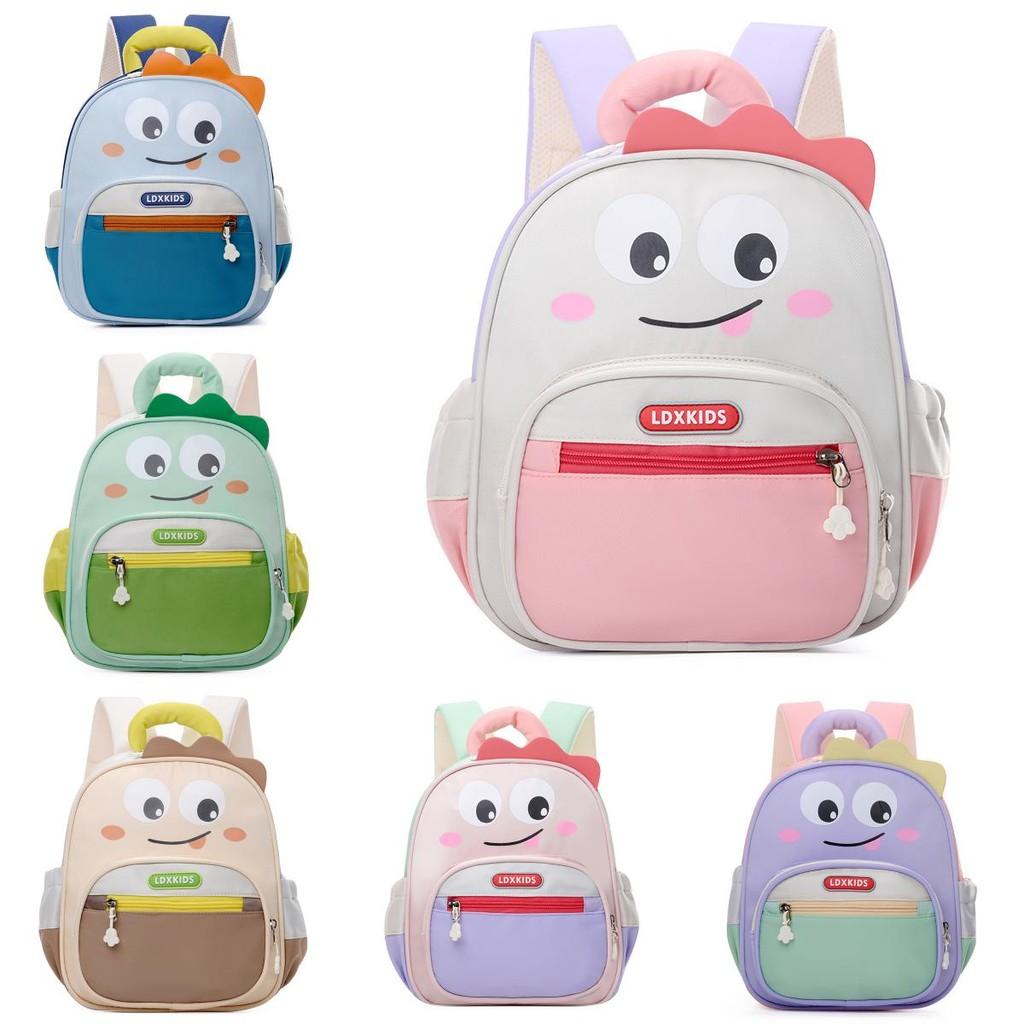 Childrens Cute Backpack Cartoon Design Unisex Student School Bag Waterproof Kids