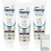 Kurahooon 3-Pack Dent Check-Up Root Care Alpha Toothpaste (90g) with Kurahooon Cotton Pad Set