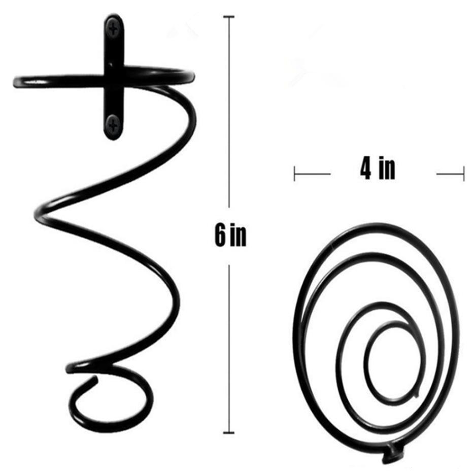 Hanging Spiral Type Red Wine Bottle Rack Wall Mount Wine Bottle Display Rack Wine Storage Rack Simple Home Counter Decoration