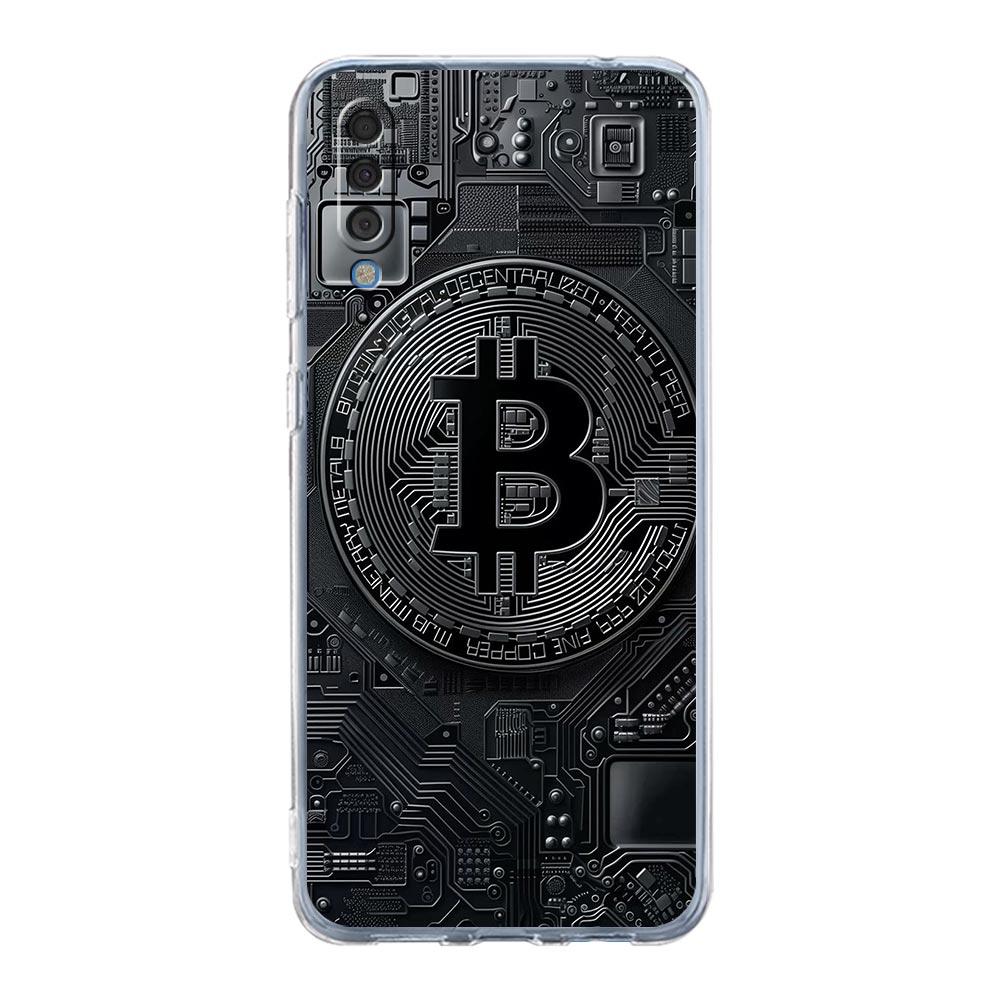Phone Case For Samsung A56 A36 A26 A16 A14 A12 A22 A32 5G A34 A42 A52 A54 A50 A70 A40 A20E A20S A04S A06 Cover Luxury Bitcoin B