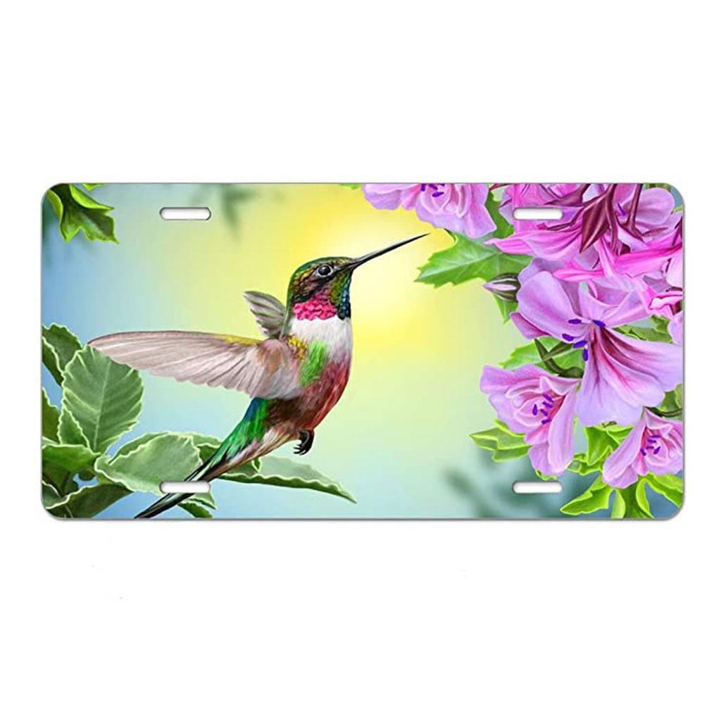 Sublimation Printed US Standard License Plate Metal Sign, 12x6 Inches, Hot-Selling Design