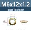 Yigu Durable Brass Flat Washers: M2-M12 Screws