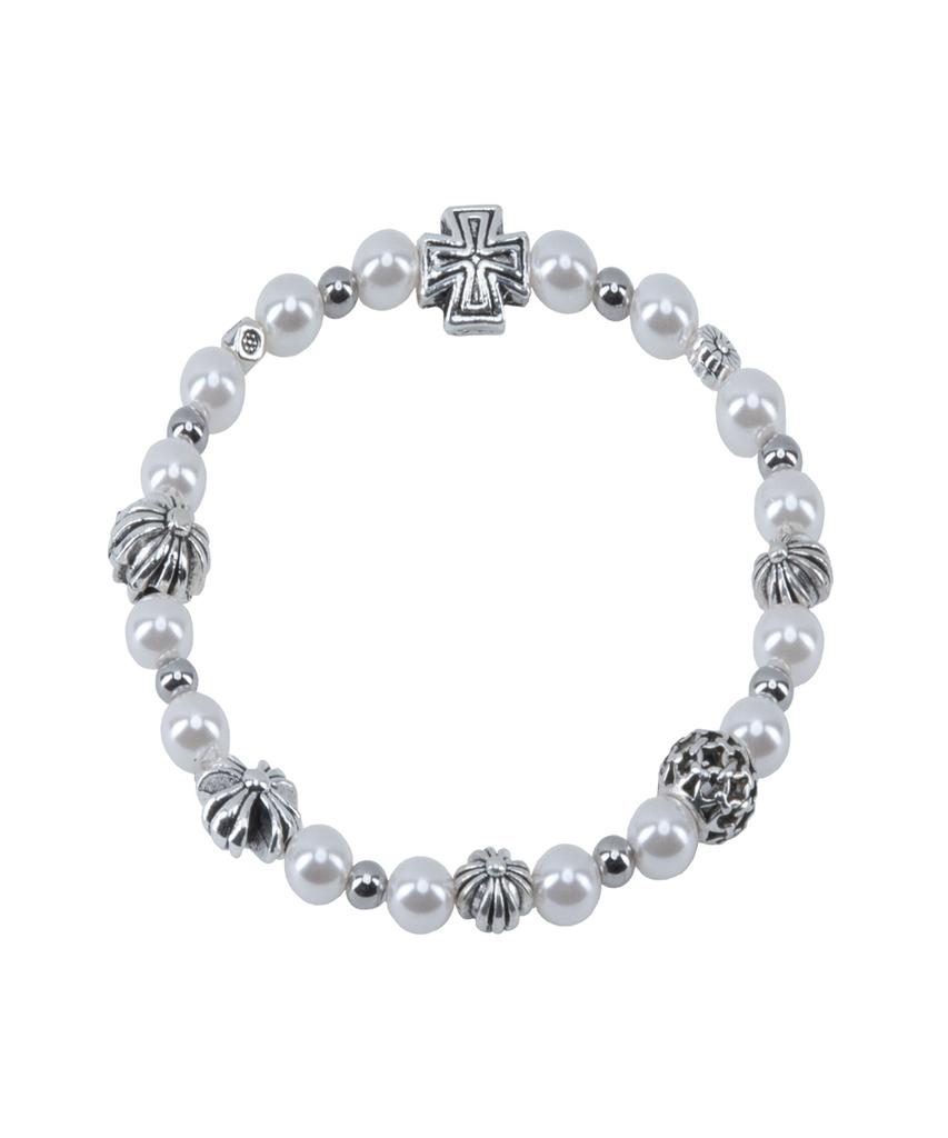 Darklight Pearl & Chrome Bracelet