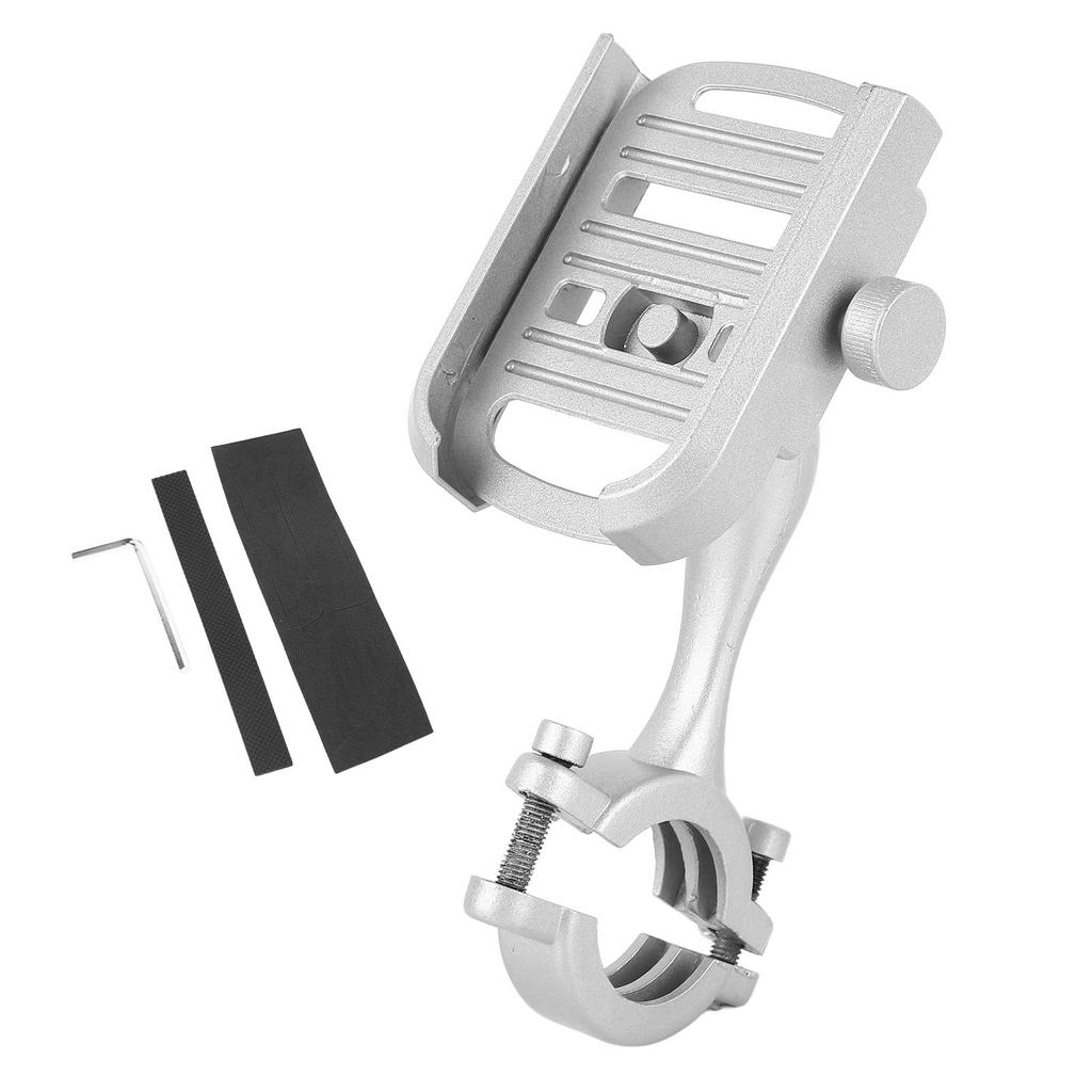 Motorcycle Phone Holder Aluminum Alloy 360 Degree Rotation Bike Phone Mount Navigation Bracket for