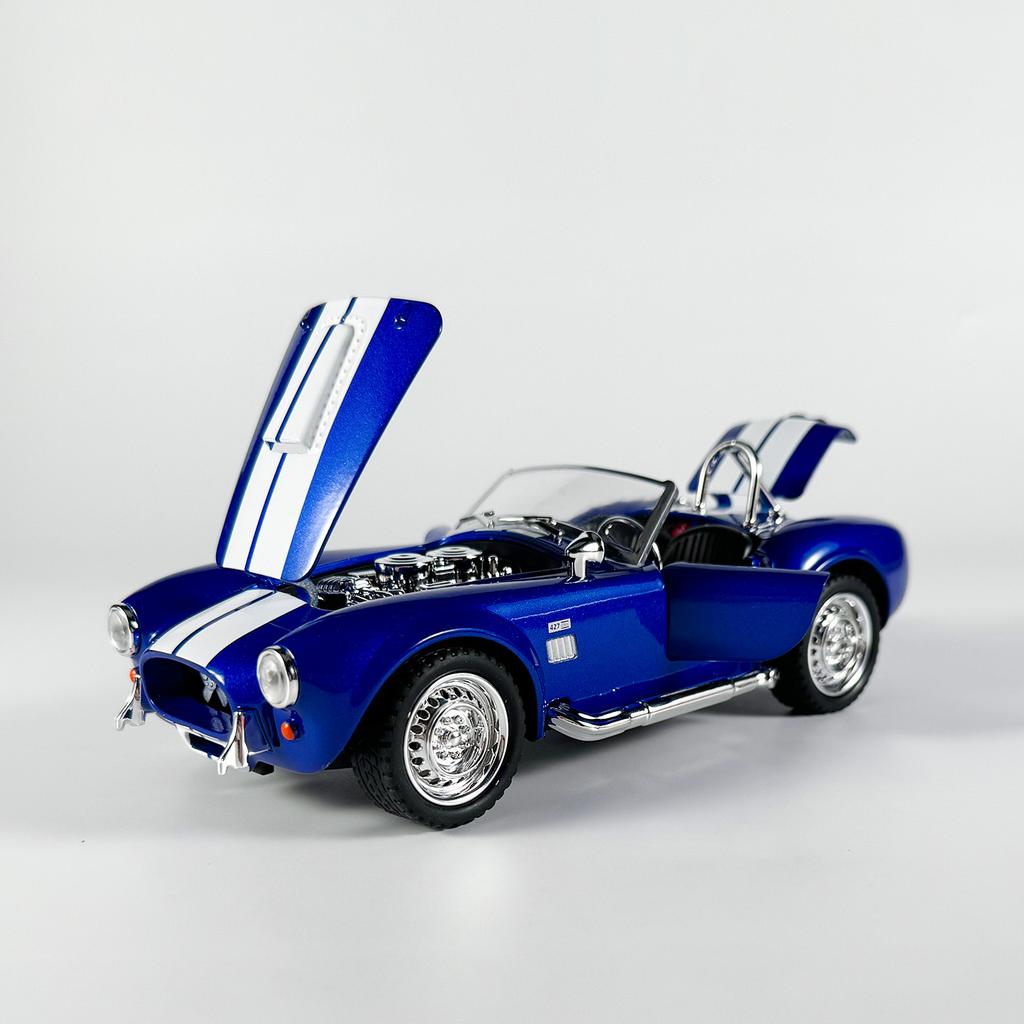 1/22 Ford Cobra Convertible Supercar Alloy Model, Exquisite Desktop Ornaments, The Best Collection for Car Model Enthusiasts