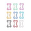 Bone Spring Clasps Aluminum Alloy Spring Buckle Metal Carabiner Keychains Outdoor Camping Accessories