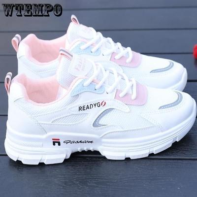 Scarpe Sportive da Donna Ins Moda Casual Scarpe da Corsa Traforate Traspiranti in Rete Scarpe Estive Sottili Moda Versatili Scarpe da Donna